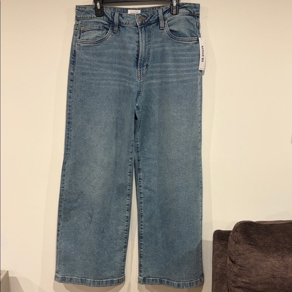 Hudson Jolene Wide-Leg Risqué Jeans Sz 29 - 32” Inseam